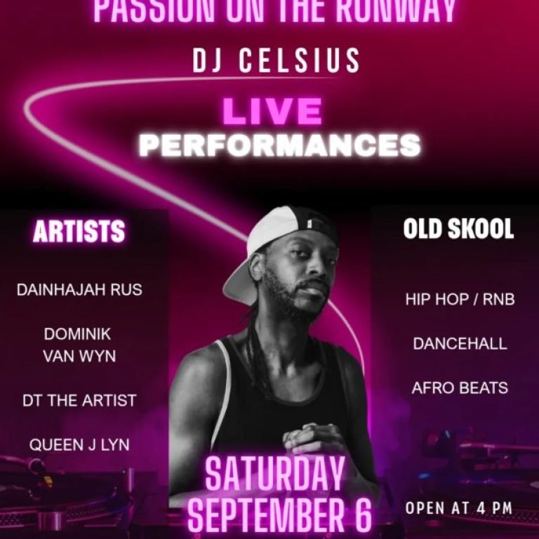 DJ passion on runway